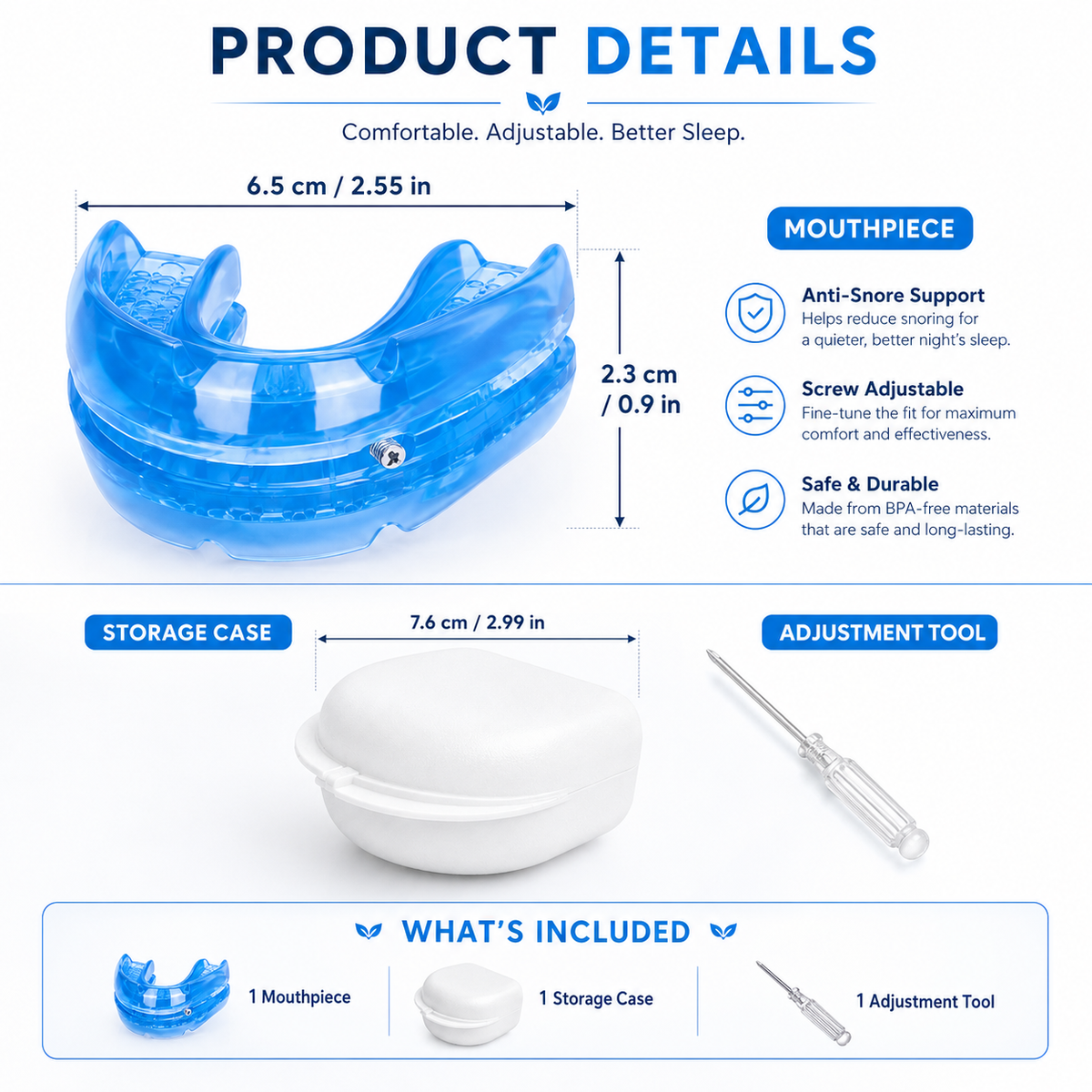 Zavora™ Anti Snoring Mouthpiece
