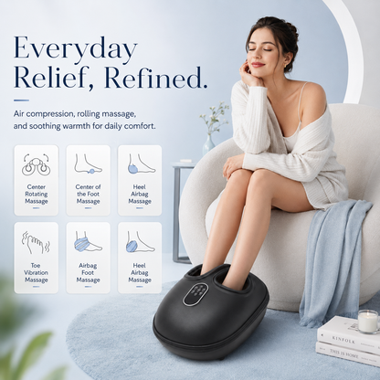 Zavora™  Deep Foot Massager with Heating