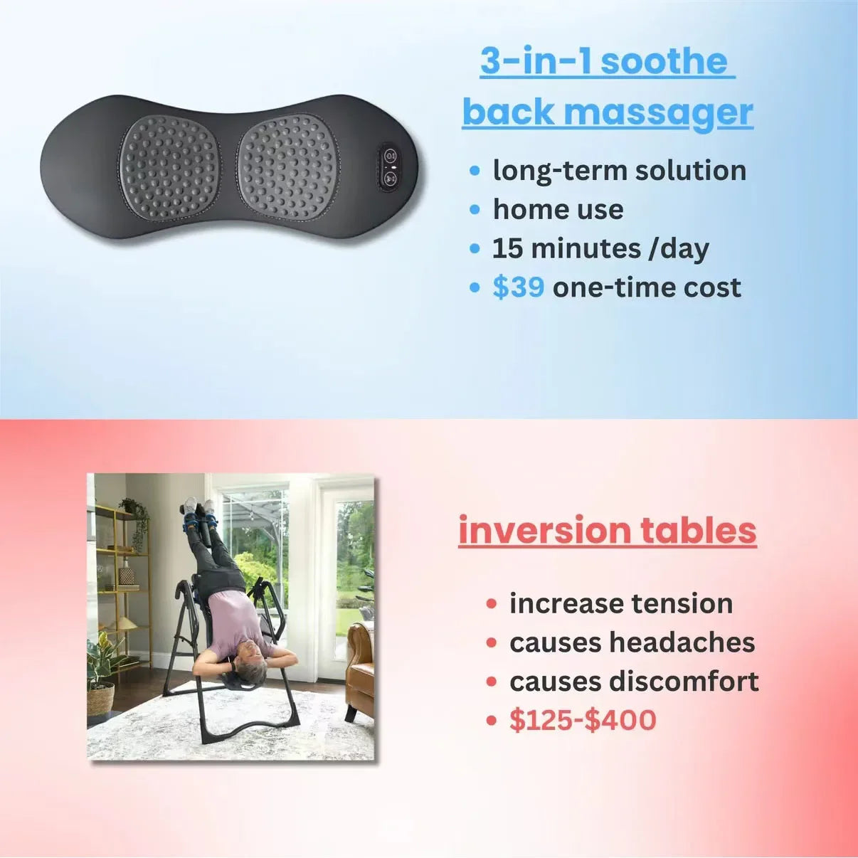 Zavora™ 3-in-1 Back Massager Pillow