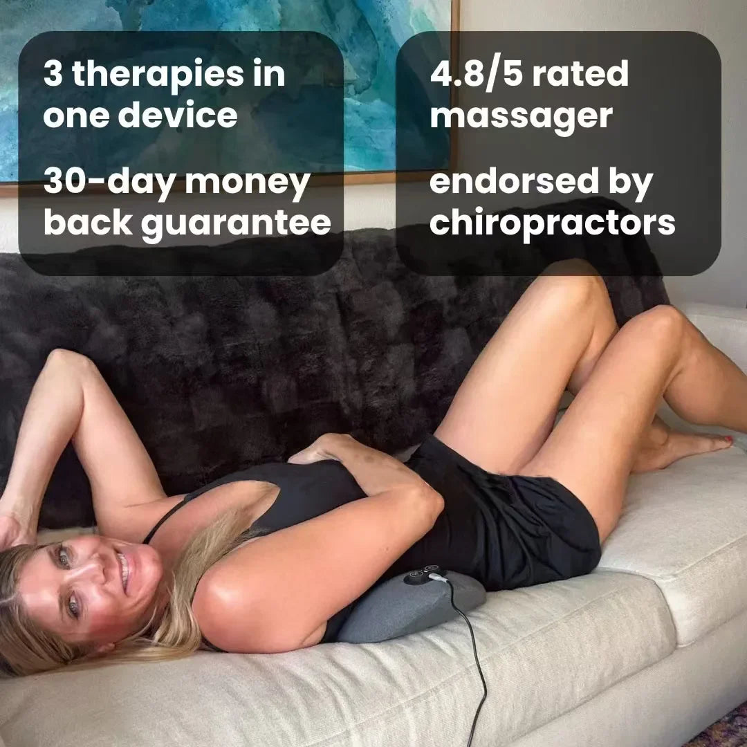 Zavora™ 3-in-1 Back Massager Pillow